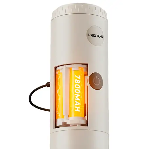 Cafetera Portátil Roma Prixton (Cápsulas/Café Molido - 2 Tazas - Crema)