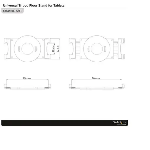 StarTech.com Trípode Ajustable de Piso para Tablets
