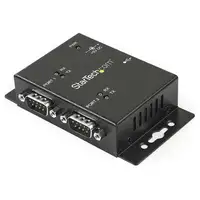 StarTech.com Concentrador Hub Industrial de 2 Puertos Serie Serial RS232 a USB