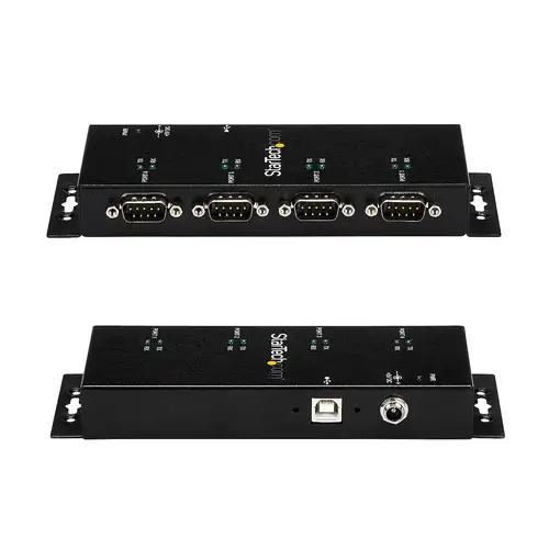 StarTech.com Concentrador Adaptador USB a Serie RS232 DB9 4 Puertos