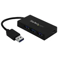 StarTech.com Ladrón Hub USB 3.0 de 4 Puertos - 5Gbps - Concentrador de 3 Puertos U