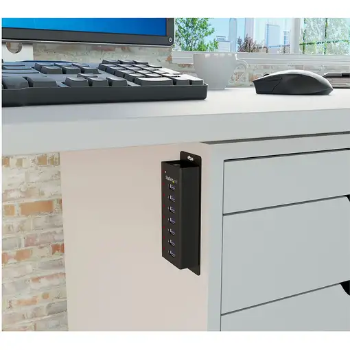 StarTech.com Concentrador USB 3.0 de 7 Puertos con Caja de Metal - 5Gbps