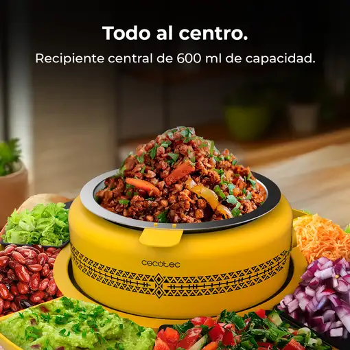 Maquina para calentar ingredientes de tacos 40W Taco Maker Fun Taco Andale CECOTEC