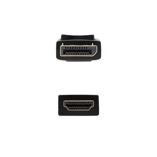 Nanocable Cable Conversor DISPLAYPORT a HDMI, DP/M - HDMI/M, Negro, 1.5 m