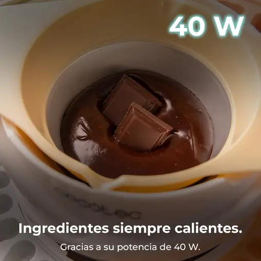 Máquina de golosinas y fondue de chocolate 2 en 1, 40W, Fun&Sugar Gummy CECOTEC