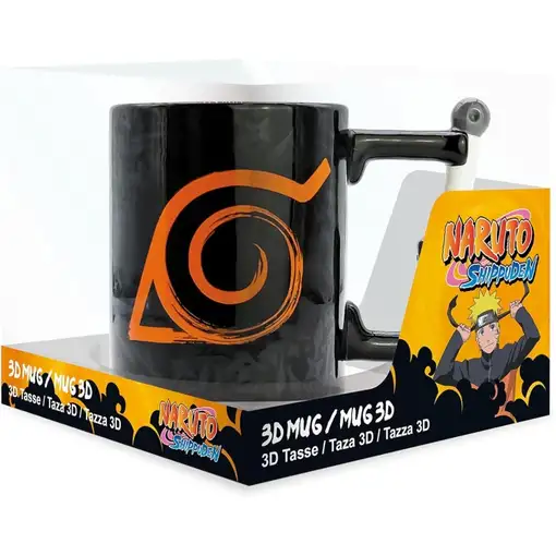 Taza de Cerámica 3D Abystyle Naruto Shippuden Modelo Kunai Konoha