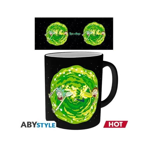 Taza Térmica de Cerámica Abystyle Rick And Morty