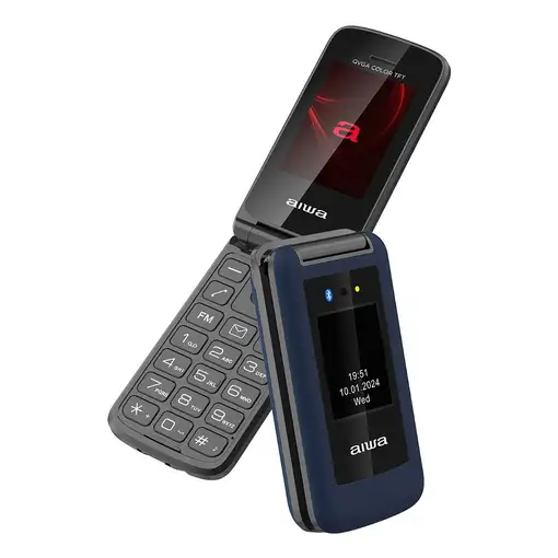 Telefonía móvil Azul AIWA