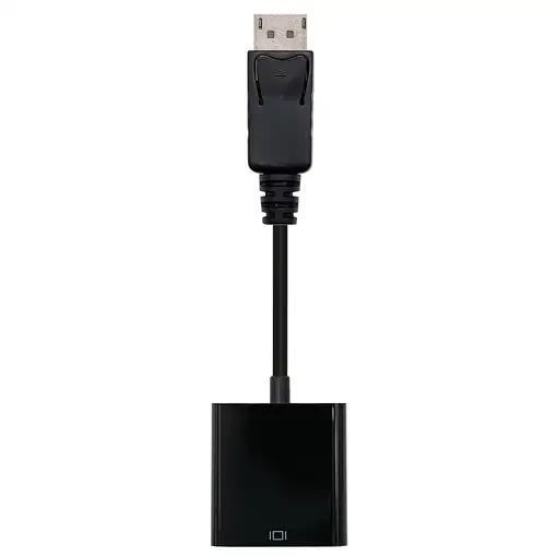 Nanocable Conversor DisplayPort a sVGA, DisplayPort/M-sVGA/H, Negro, 15 cm