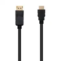 Nanocable Cable Conversor DISPLAYPORT a HDMI, DP/M - HDMI/M, Negro, 1 m