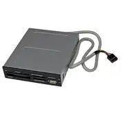 StarTech.com Adaptador Bahía Frontal 3.5in Lector para Tarjetas Memoria Flash SD