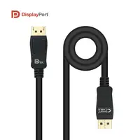 Nanocable 10.15.2501 cable DisplayPort 1 m Negro