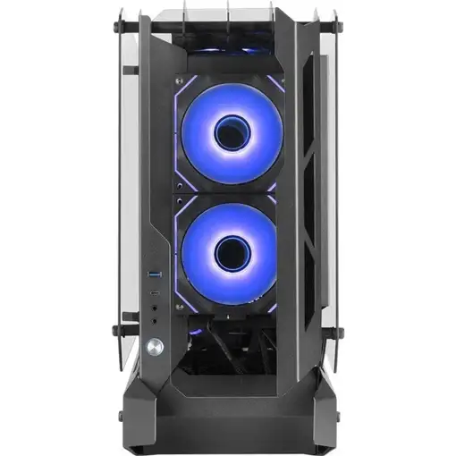 Mars Gaming MC-EDGE, Caja Gaming ATX, Diseño Open Air, Triple Panel Cristal