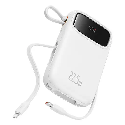 Baseus Qpow2 Dual-Cable Digital Display Fast Charge Power Bank 10000mAh 22.5W