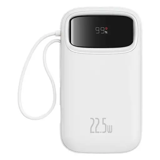 Baseus Qpow2 Dual-Cable Digital Display Fast Charge Power Bank 10000mAh 22.5W