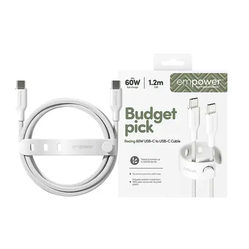 PanzerGlass empower™ by ® Racing 60W USB-C to USB-C Cable | USB 2.0 | 1.2M |
