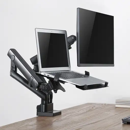 AISENS Soporte De Mesa Pro Contrapeso Giratorio E Inclinable