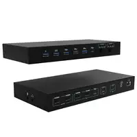 I-Tec Usb-C Kvm Dock Pro Para Tres Hosts Doble Video Con 2X Power Delivery Max 92W