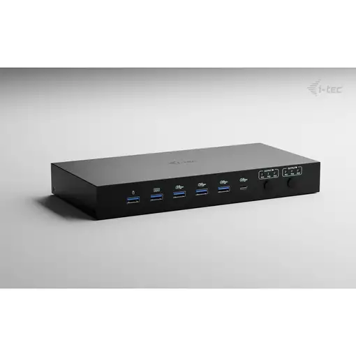 I-Tec Usb-C Kvm Dock Pro Para Tres Hosts Doble Video Con 2X Power Delivery Max 92W