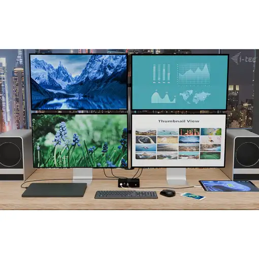 Thunderbolt 5 Quattro Docking Station + PD 140W