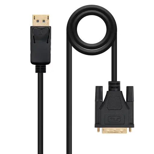 Nanocable Cable Conversor DisplayPort a DVI, DP/M - DVI/M, Negro, 1 m