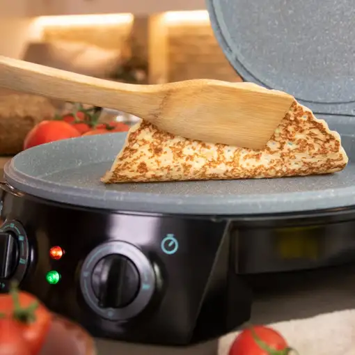 Pizzera eléctrica negra 1800W, Fun Pizza & Co Maker CECOTEC