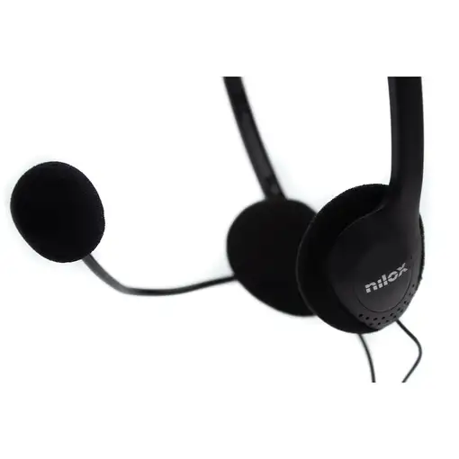 Nilox AURICULARES DOBLE JACK CON MICROFONO PC