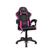 DRIFT DR35 Silla para videojuegos de PC Asiento acolchado Negro, Rosa