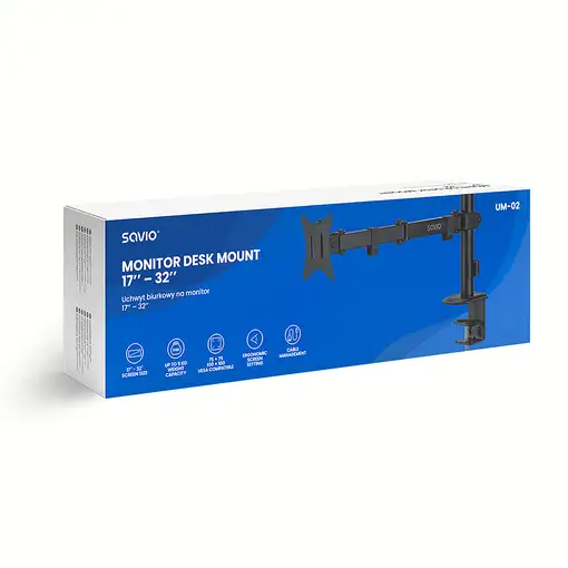 Savio UM-02 soporte para monitor 81,3 cm (32")