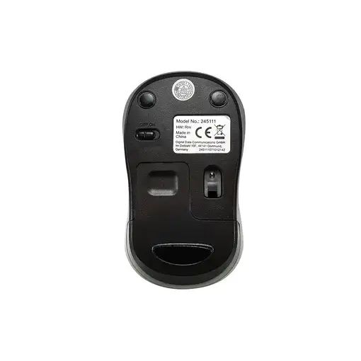 Equip 245113 ratón Oficina Ambidextro RF inalámbrico Óptico 1200 DPI