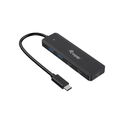 Equip 128964 hub de interfaz USB 3.2 Gen 1 (3.1 Gen 1) Type-C 5000 Mbit/s Negro Equip 128964 hub de interfaz USB 3.2 Gen 1 (3.1 Gen 1) Type-C 5000 Mbit/s Negro