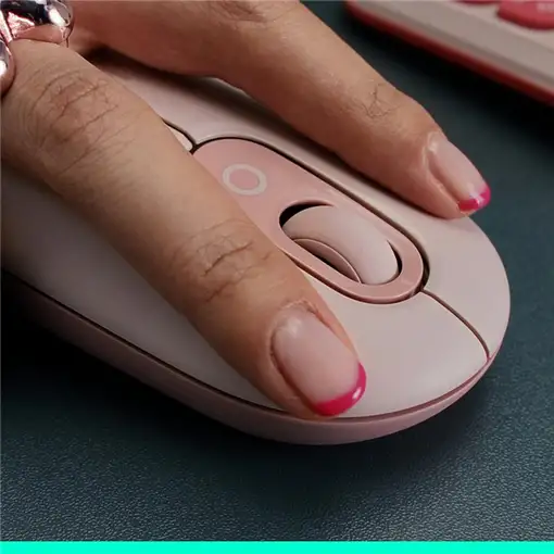 Logitech POP Mouse, ratón inalámbrico Bluetooth compacto y portátil con botones pr