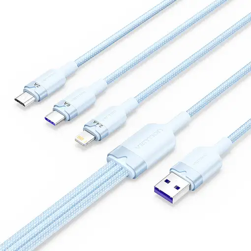 Vention CTRLG cable USB USB 2.0 1,5 m USB A USB C/Micro-USB B/Lightning 0,48 Gbit/ Vention CTRLG cable USB USB 2.0 1,5 m USB A USB C/Micro-USB B/Lightning 0,48 Gbit/