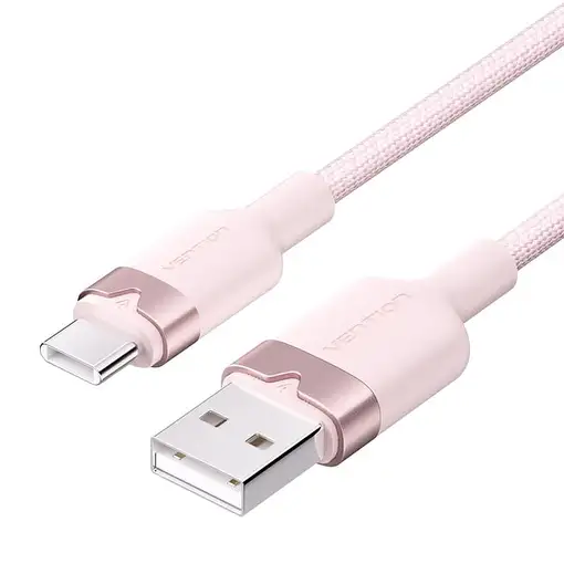 Vention CTNPF cable USB USB 2.0 1 m USB A USB C 0,48 Gbit/s 60 W Rosa