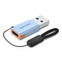 Vention CUAH0 cambiador de género para cable USB Type-A USB Type-C Azul Vention CUAH0 cambiador de género para cable USB Type-A USB Type-C Azul
