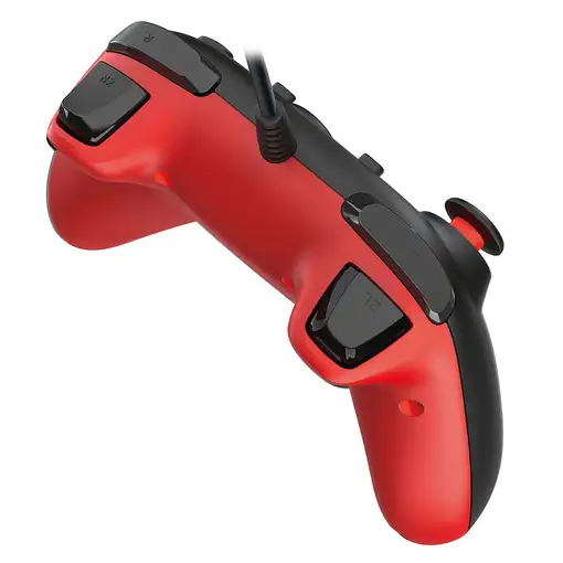 Hori HORIPAD Turbo Mario Negro, Rojo USB Gamepad Nintendo Switch