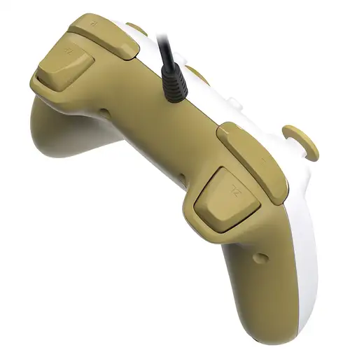 Hori HORIPAD Turbo Zelda Oro, Blanco USB Gamepad Nintendo Switch