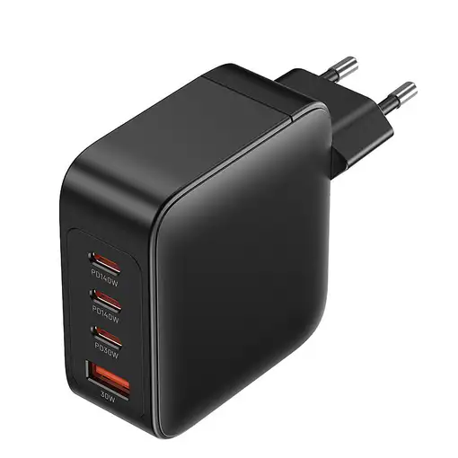 Vention FEIB0-EU cargador de dispositivo móvil Universal Negro Corriente alterna C