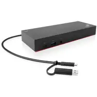 Lenovo 40AF0135EU base para portátil y replicador de puertos Alámbrico Negro
