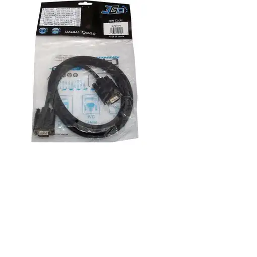 3GO 5m VGA M/M cable VGA VGA (D-Sub) Negro