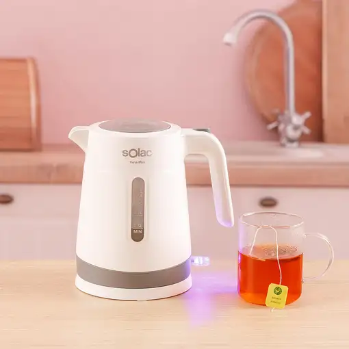 Solac Yuna Mini tetera eléctrica 1 L Blanco