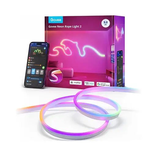 Govee Neon Rope Light 2 Regleta luminosa universal Wi-Fi/Bluetooth