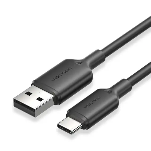 Vention CTQBF cable USB USB 2.0 1 m USB A USB C 0,48 Gbit/s 60 W Negro