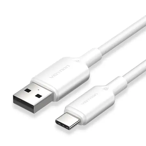 Vention CTQWF cable USB USB 2.0 1 m USB A USB C 0,48 Gbit/s 60 W Blanco