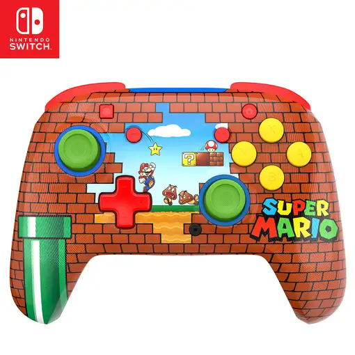 Turtle Beach Rematch Mario Bricks Mando de juego inalámbrico para Nintendo Switch, Turtle Beach Rematch Mario Bricks Mando de juego inalámbrico para Nintendo Switch,