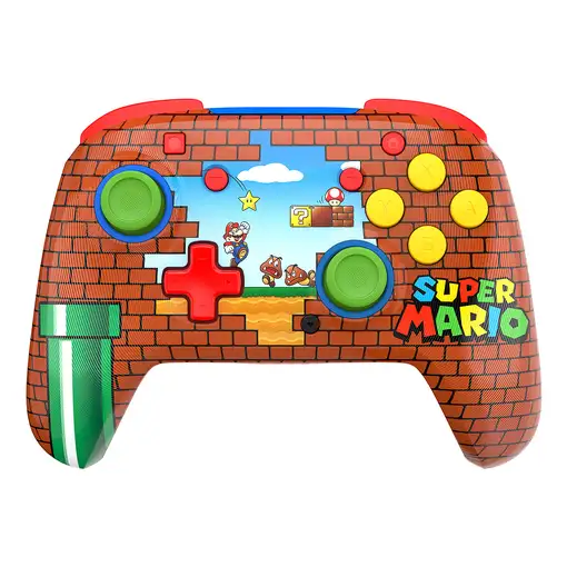 Turtle Beach Rematch Mario Bricks Mando de juego inalámbrico para Nintendo Switch,
