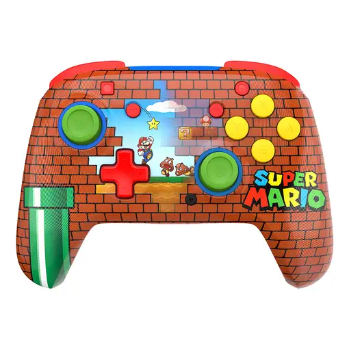 Turtle Beach Rematch Mario Bricks Mando de juego inalámbrico para Nintendo Switch,