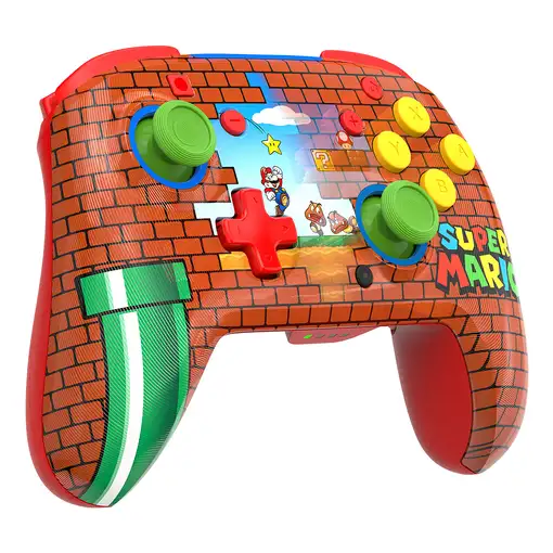 Turtle Beach Rematch Mario Bricks Mando de juego inalámbrico para Nintendo Switch,