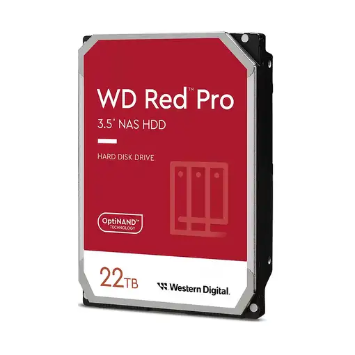 Western Digital Red Pro disco duro interno 22 TB 7200 RPM 512 MB 3.5" Serial ATA I
