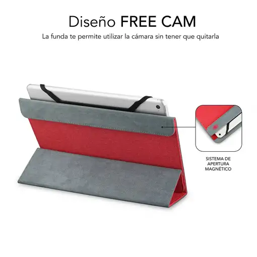 Funda Tablet Universal Freecam Case 9.6\11\  Rojo